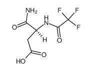 N2-trifluoroacetyl-L-isoasparagine Structure