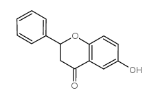6-hydroxyflavanone Structure