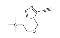 2-乙炔-1-[[2-(三甲基甲硅烷基)乙氧基]甲基]-1H-咪唑结构式
