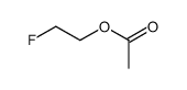 2-氟-1-乙醇乙酸酯结构式