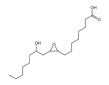 3-(2-hydroxyoctyl)oxiran-2-octanoic acid Structure