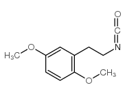2,5-二甲氧基苯乙基异氰酸酯结构式