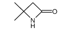 4,4-二甲基氮杂环丁烷-2-酮结构式