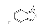 1-methyl-2,1-benzisothiazolium iodide结构式
