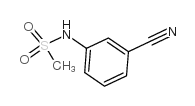 3-甲磺酰氨基苯腈结构式