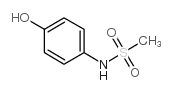 N-(4-羟苯基)甲磺酰胺结构式