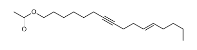 (E)-11-Hexadecen-7-yn-1-ol acetate结构式