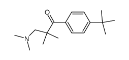 1-(4-tert-Butyl-phenyl)-3-dimethylamino-2,2-dimethyl-propan-1-one Structure