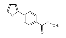 4-呋喃-2-苯甲酸甲酯结构式