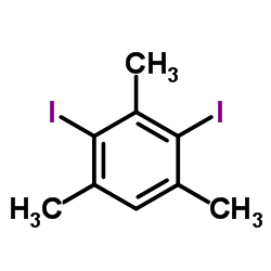 2,4-二碘-1,3,5-三甲基-苯结构式