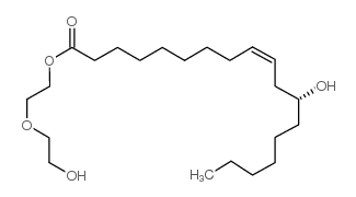 PEG-2 蓖麻醇酸酯结构式
