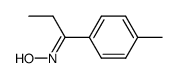 p-methylpropiophenone oxime Structure