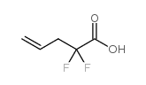 2,2-二氟-4-戊烯酸结构式