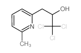 1,1,1-trichloro-3-(6-methylpyridin-2-yl)propan-2-ol Structure
