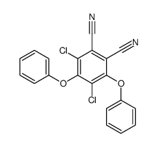 3,5-dichloro-4,6-diphenoxybenzene-1,2-dicarbonitrile Structure