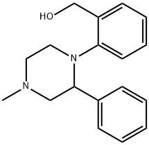 [2-(4-methyl-2-phenylpiperazin-1-yl)phenyl]methanol Structure