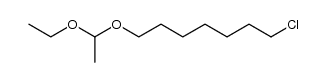 acetaldehyde 6-chloroheptyl ethyl acetal Structure
