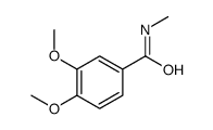 3,4-二甲氧基-N-甲基-苯甲酰胺结构式