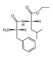 L-phenylalanyl-L-leucine ethyl ester结构式