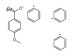triphenylstannyl 4-methoxybenzoate Structure