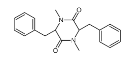 cyclobis(N-methylphenylalanine) Structure