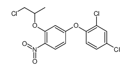 2-(1-chloropropan-2-yloxy)-4-(2,4-dichlorophenoxy)-1-nitrobenzene Structure