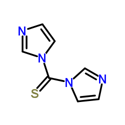 N,N'-Thiocarbonyldiimidazole Structure