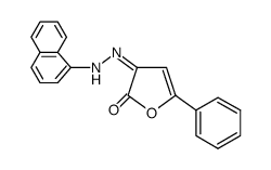 3-(Naphthalen-1-yl-hydrazono)-5-phenyl-3H-furan-2-one结构式