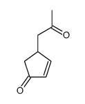 4-(2-oxopropyl)cyclopent-2-en-1-one Structure