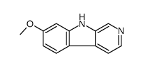 7-甲氧基-9h-吡啶并[3,4-b]吲哚结构式