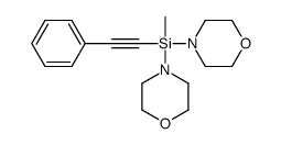 methyl-dimorpholin-4-yl-(2-phenylethynyl)silane Structure