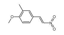2-methyl-4-(trans-2-nitro-vinyl)-anisole结构式
