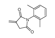 1-(2,6-dimethylphenyl)-3-methylidenepyrrolidine-2,5-dione结构式