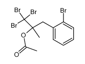 2,2,2-tribromo-1-(2-bromobenzyl)-1-methylethyl acetate结构式