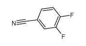 3,4-二氟苯甲腈结构式