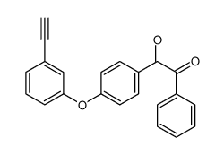 1-[4-(3-ethynylphenoxy)phenyl]-2-phenylethane-1,2-dione Structure