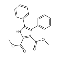 dimethyl 4,5-diphenyl-1H-pyrrole-2,3-dicarboxylate Structure