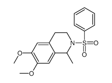 2-(benzenesulfonyl)-6,7-dimethoxy-1-methyl-3,4-dihydro-1H-isoquinoline Structure