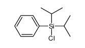 chloro-phenyl-di(propan-2-yl)silane Structure