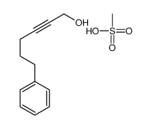methanesulfonic acid,6-phenylhex-2-yn-1-ol结构式