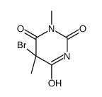 5-bromo-1,5-dimethyl-1,3-diazinane-2,4,6-trione结构式