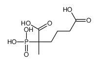 2-methyl-2-phosphonohexanedioic acid Structure