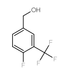 4-Fluoro-3-(trifluoromethyl)benzyl alcohol structure
