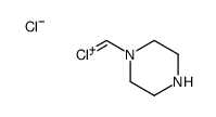 1-(chloromethylidene)piperazin-1-ium,chloride Structure