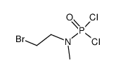 (2-bromoethyl)(methyl)phosphoramidic dichloride Structure