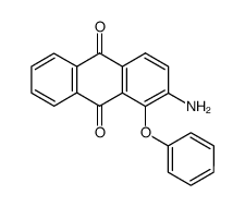 1-phenoxy-2-aminoanthraquinone结构式