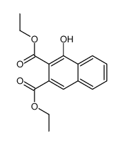 diethyl 1-hydroxynaphthalene-2,3-dicarboxylate Structure