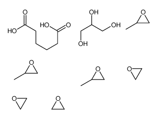 己二酸与甲基环氧乙烷的聚合物与环氧乙烷和1,2,3-丙三醇的醚的聚合物结构式