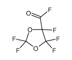 1,3-Dioxolane-4-carbonyl fluoride, 2,2,4,5,5-pentafluoro- (9CI)结构式