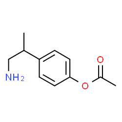 Phenol, 4-(2-amino-1-methylethyl)-, acetate (ester) (9CI)结构式
